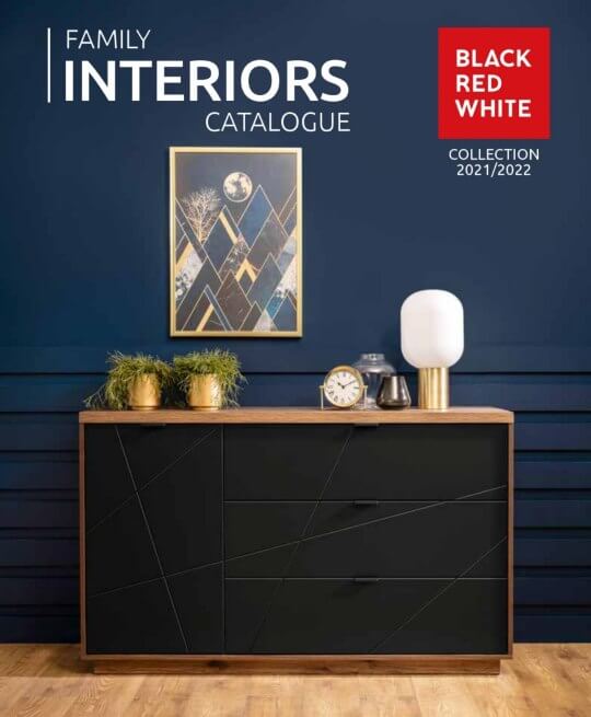 Family interiors catalopgue 2021/2022 Black Red White